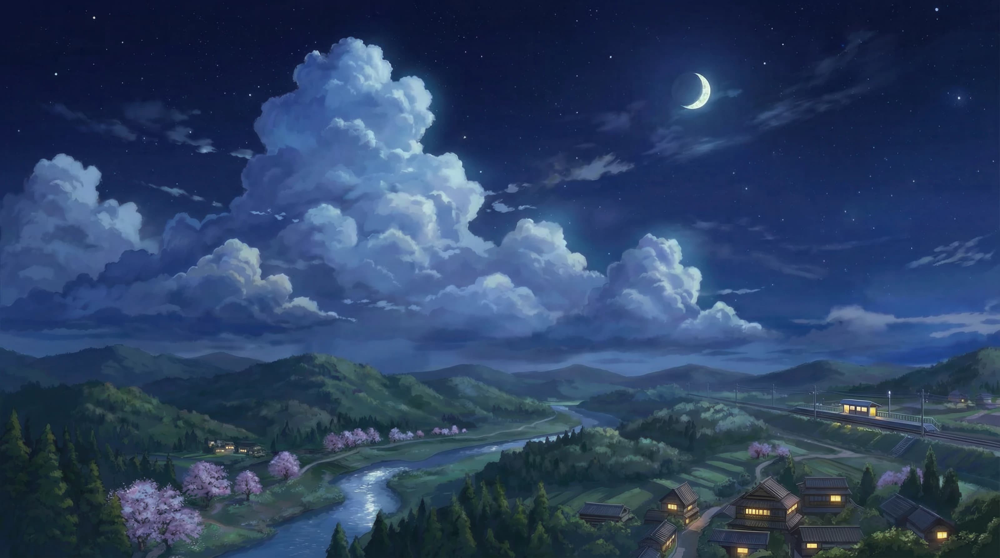 Dreamy Night Background